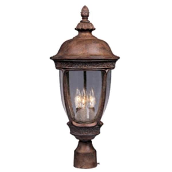 Maxim Lighting Maxim Lighting 3461CDSE Knob Hill Cast 3-Light Outdoor Pole/Post Lantern - Sienna 3461CDSE - main